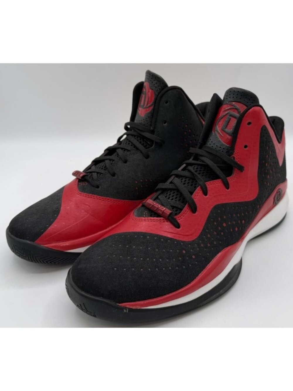 Adidas D Rose 773 III Scarlet Red Black Basketball Sneakers Shoes Size 12 NWOB